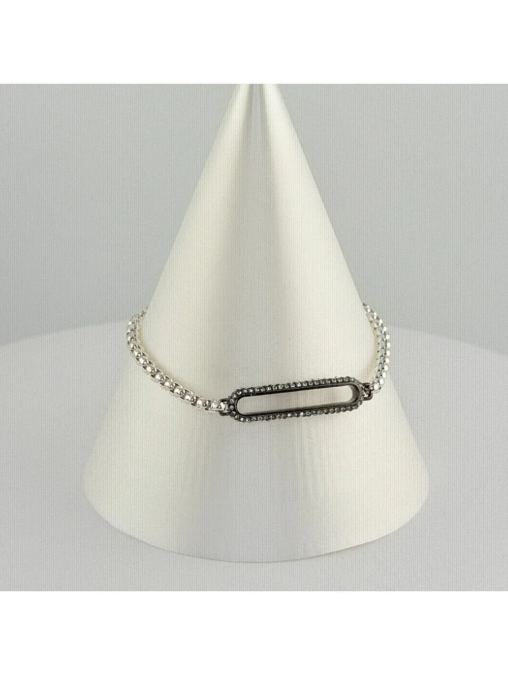 Bomb Party Single Stack Bracelet - on Silver Plating #114
